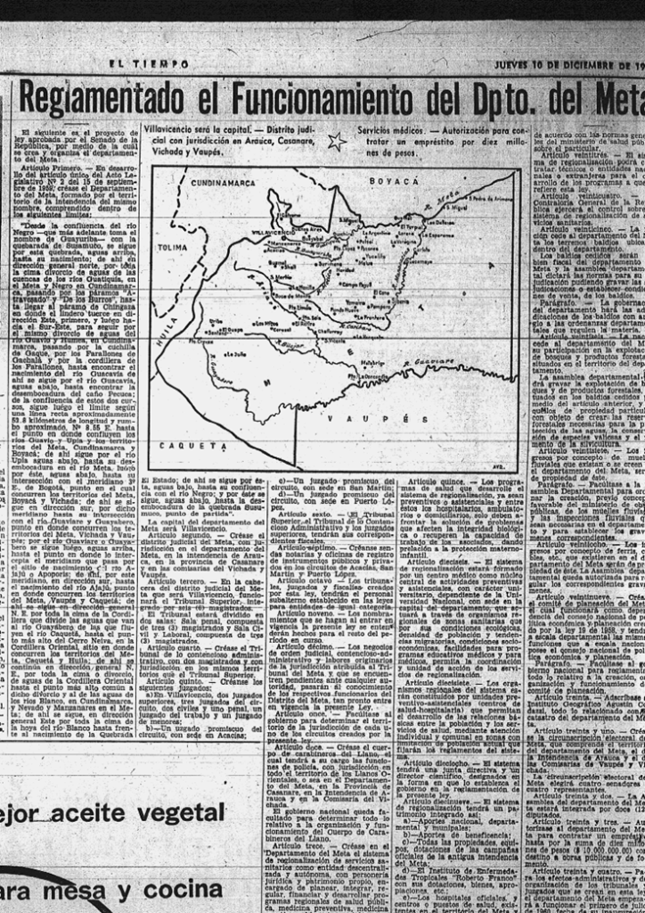 Departamento del Meta Periodico