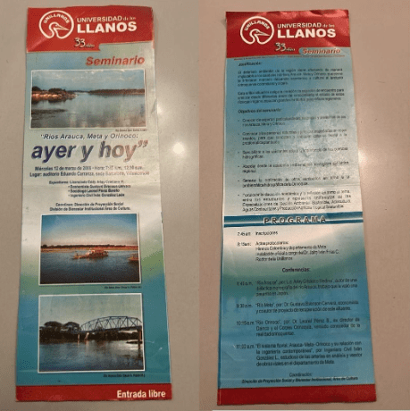 De autopistas fluviales orinoquenses en 2008