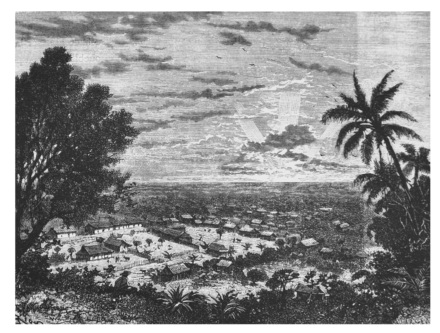 Centenaria panorámica del poblado